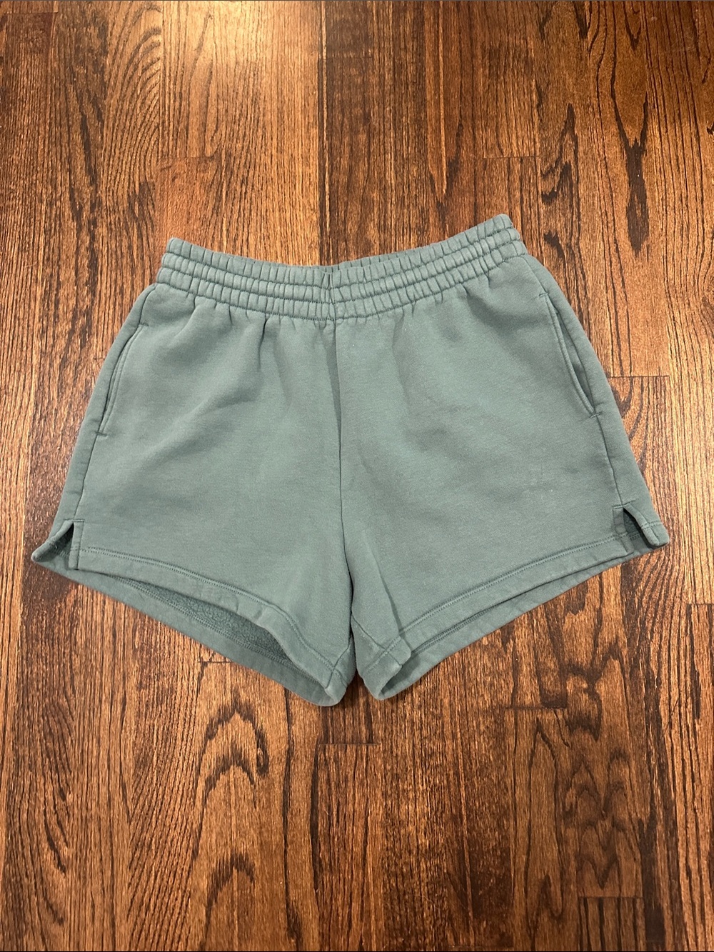 Abercrombie & Fitch Sage Green Sunday Shorts
